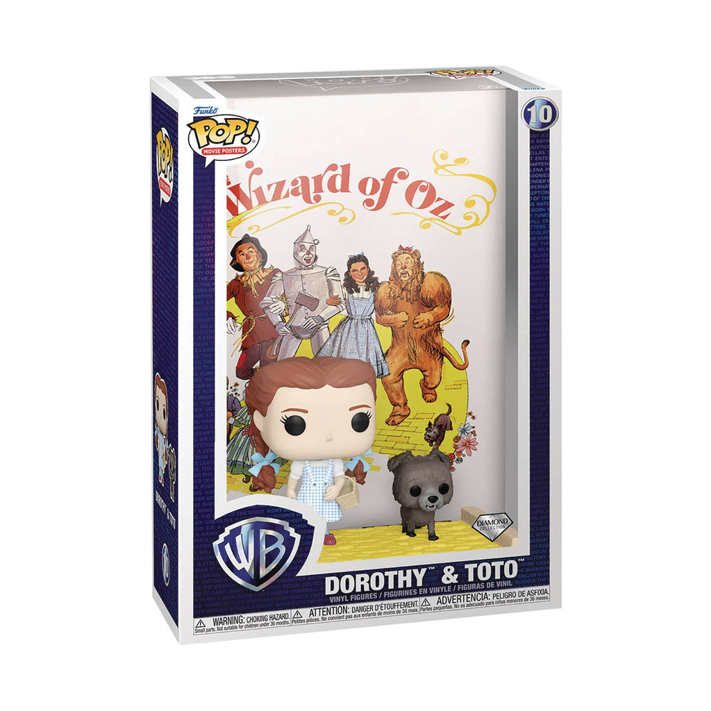 Funko Pop! Movie Posters #10 The Wizard of Oz: Dorothy & Toto Vinyl Figures Diamond Collection 67546 LOW STOCK