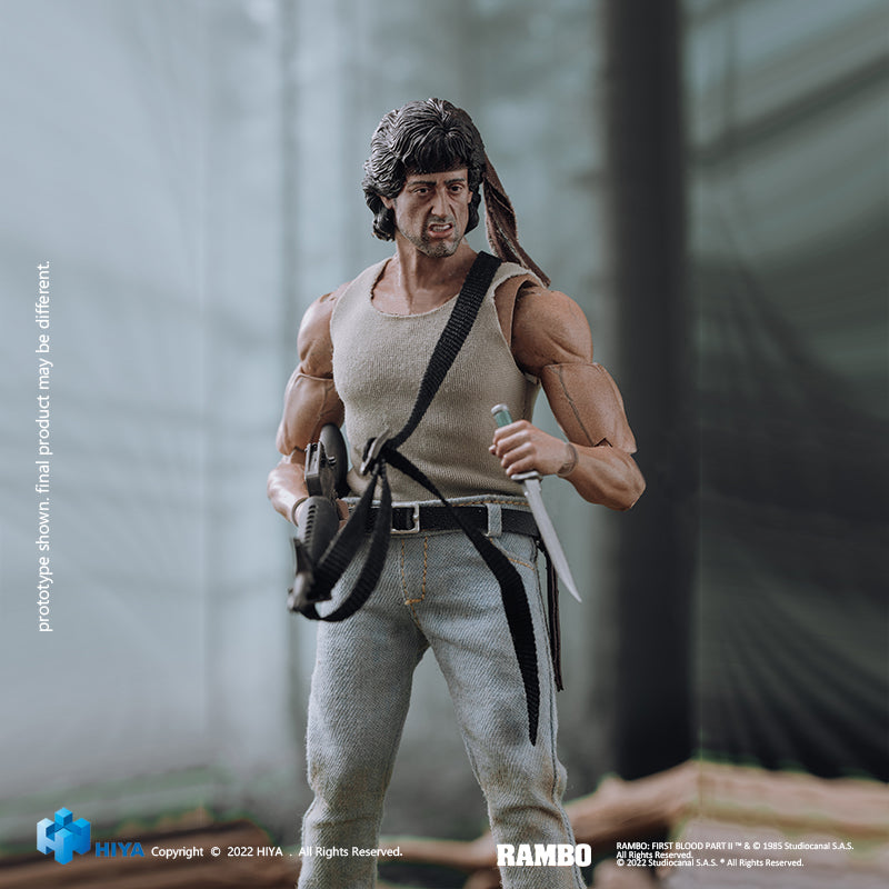 Hiya Toys - Exquisite Super - Rambo: First Blood Part II Action Figure (20203)