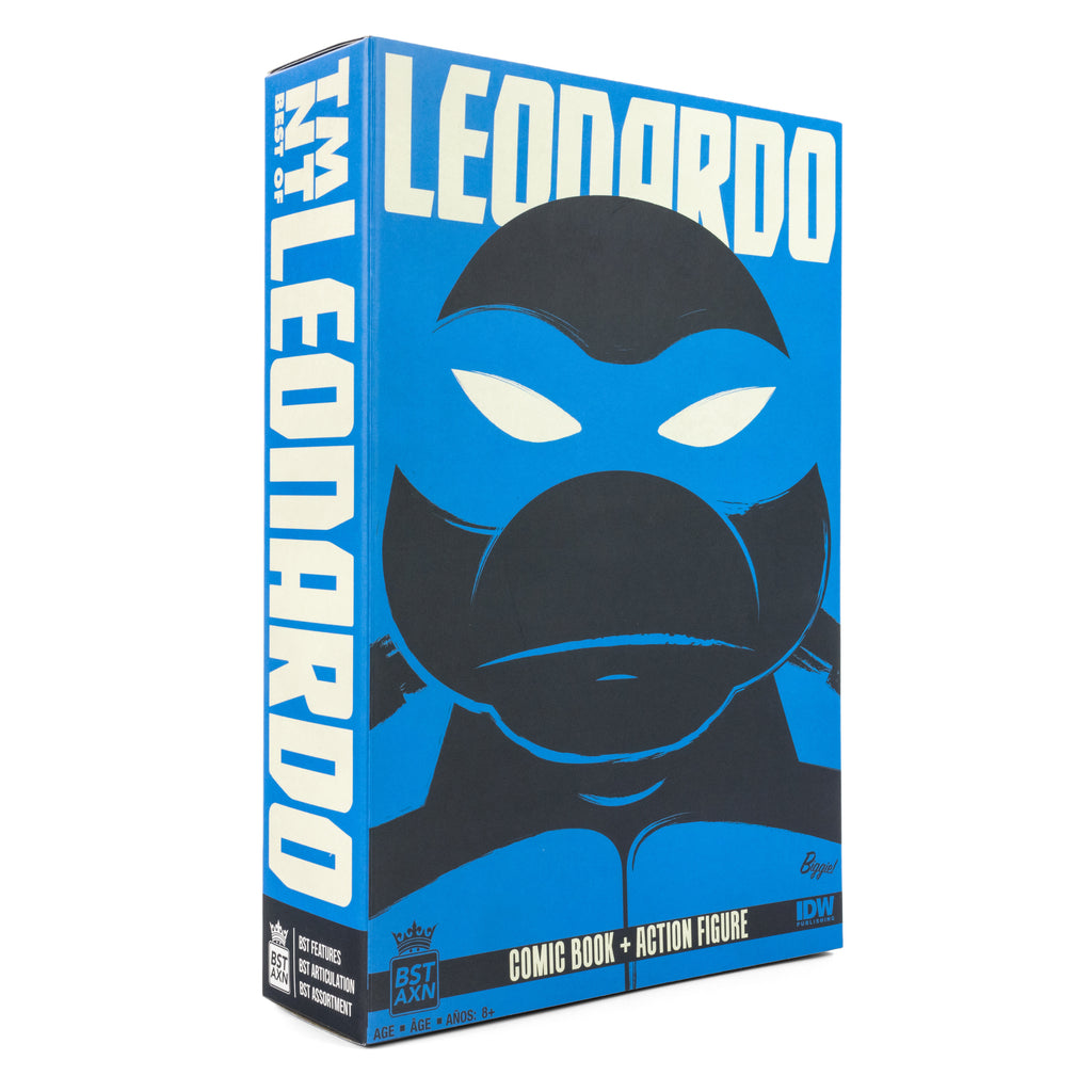 BST AXN - The Best of Leonardo IDW Comic Book & Action Figure (35581) LOW STOCK