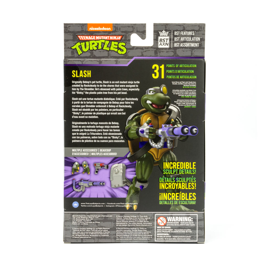 The Loyal Subjects - BST AXN - Teenage Mutant Ninja Turtles - Slash Action Figure (77239) LOW STOCK