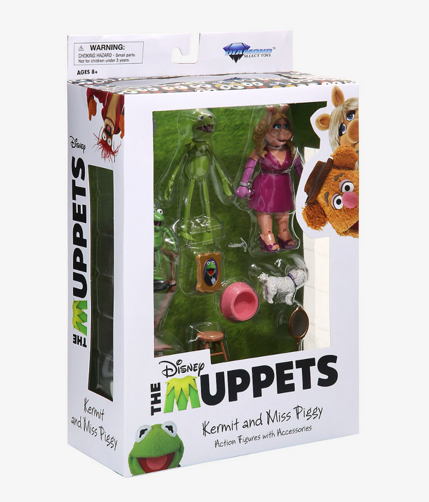 Muppets Kermit and Miss Piggy Action Figure Two-Pack Muppets Kermit and Miss Piggy Action Figure Two-Pack