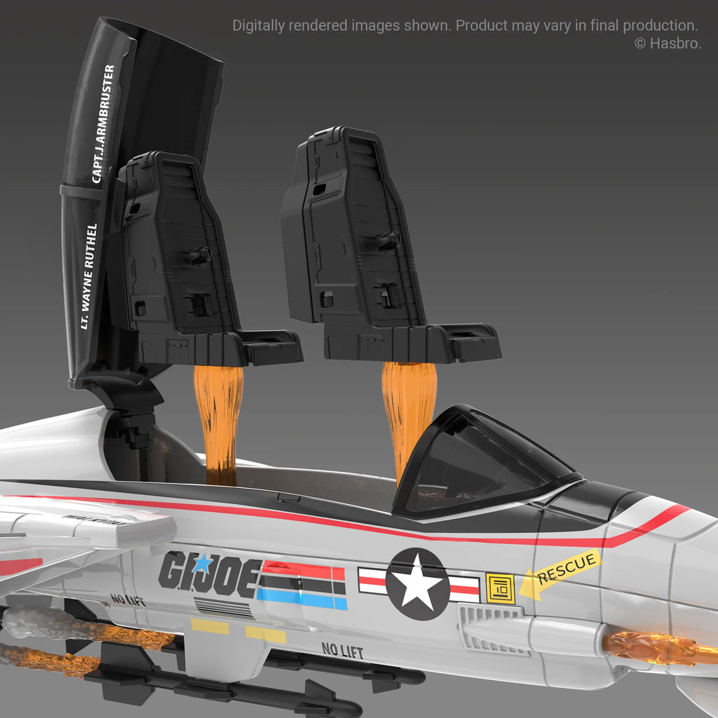 Hasbro HasLab Limited Edition: G.I. Joe Combat Jet Skystriker XP-14F w/Ace & Fail-Safe Figures F4145 LOW STOCK