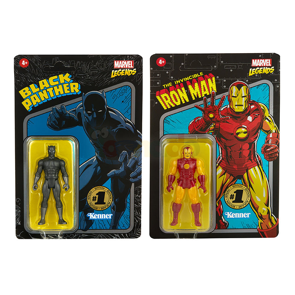 Marvel Legends - Marvel Comics Presents - Black Panther & Invincible Iron Man 2-Pack Retro Kenner Figures (F1961) LAST ONE!