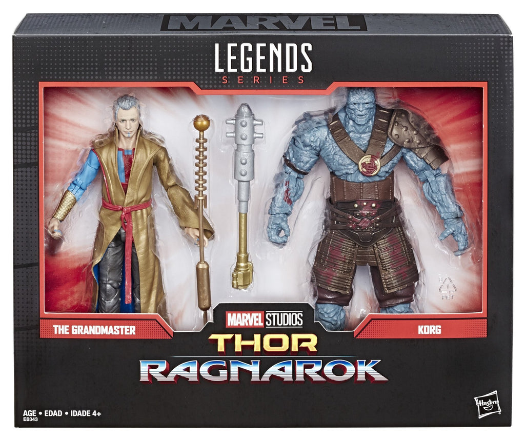 Hasbro - Marvel Legends / Studios / 80th Anniversary - Thor: Ragnarok - The Grandmaster + Korg (E6343)