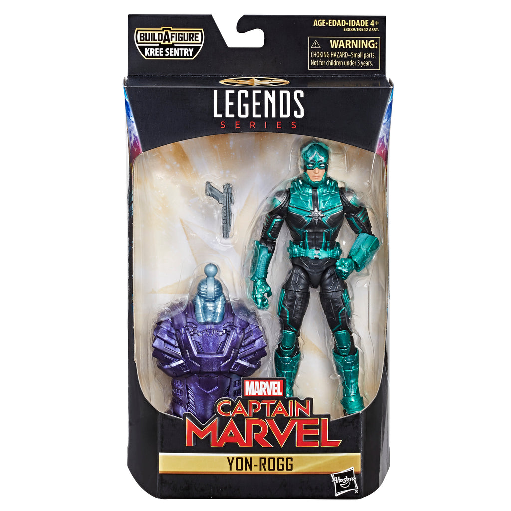 Hasbro - Marvel Legends - Captain Marvel - Kree Sentry BAF - Yon-Rogg Figure (E3889)