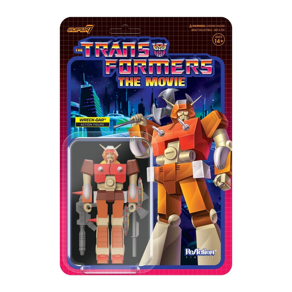 Super7 ReAction Figures - Transformers (Wave 6) Wreck-Gar (G1) Action Figure (81943) LOW STOCK