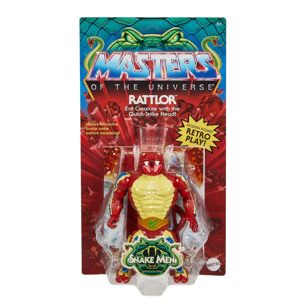 MOTU Masters of the Universe: Origins - Rattlor Action Figure (HKM67)