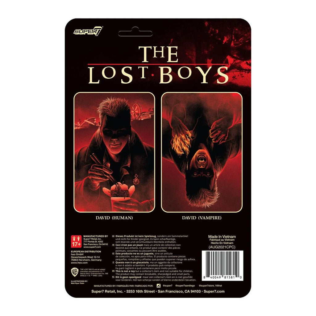 Super7 ReAction Figures - The Lost Boys - David (Vampire) Action Figure (81581) LOW STOCK
