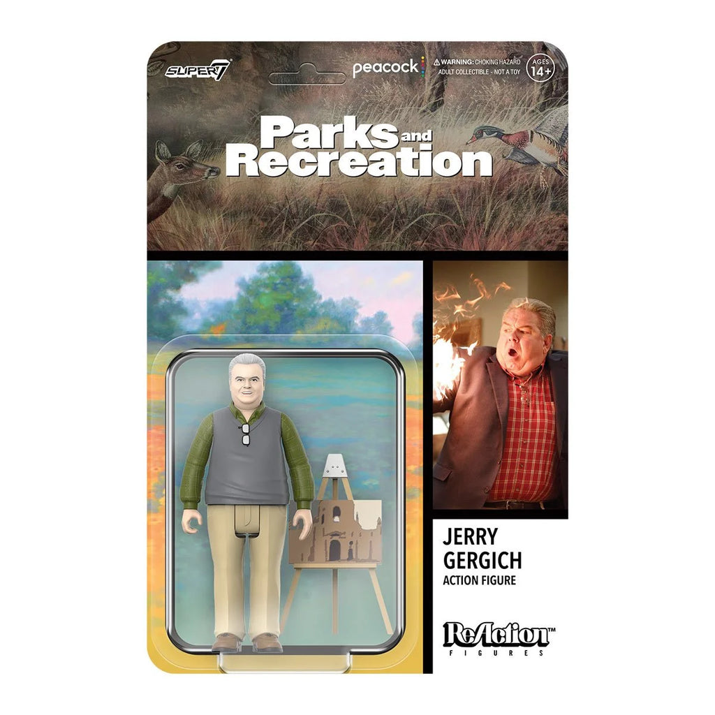 Super7 ReAction Figures - Parks and Recreation - Jerry Gergich Action Figure (82377) LOW STOCK