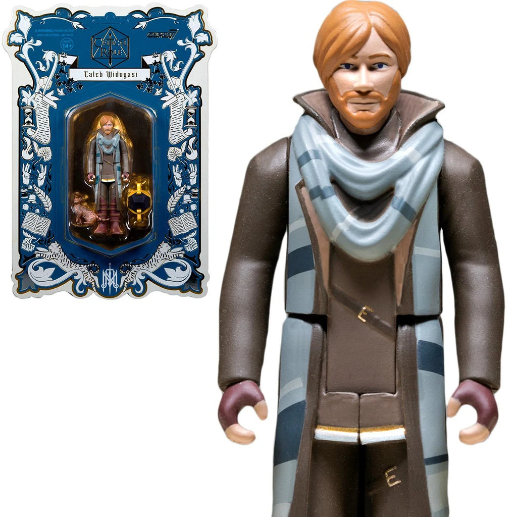 Super7 ReAction Figures - Critical Role - Wave 1 - Caleb Widogast 3.75-inch Action Figure (82341) LOW STOCK