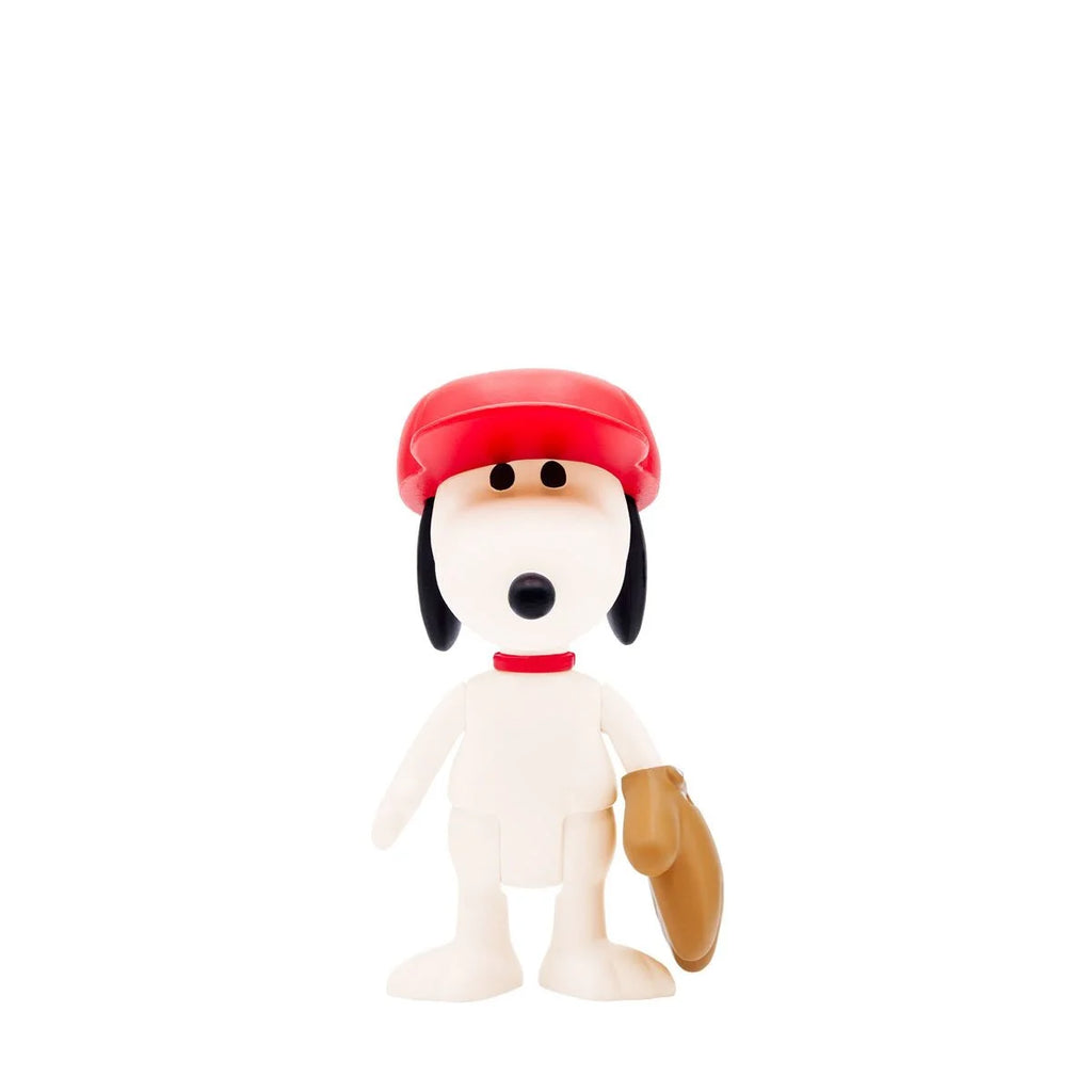 Super7 ReAction Figures - Peanuts - Baseball Snoopy Action Figure (81714) LOW STOCK