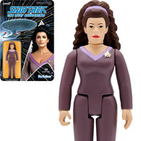 Super7 ReAction Figures - Star Trek: The Next Generation - Counselor Deanna Troi Action Figure (81535) LAST ONE!