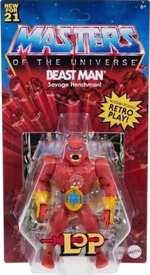 MOTU Masters of the Universe: Origins - Lords of Power Beast Man - Savage Henchman! Action Figure (GYY26) LOW STOCK