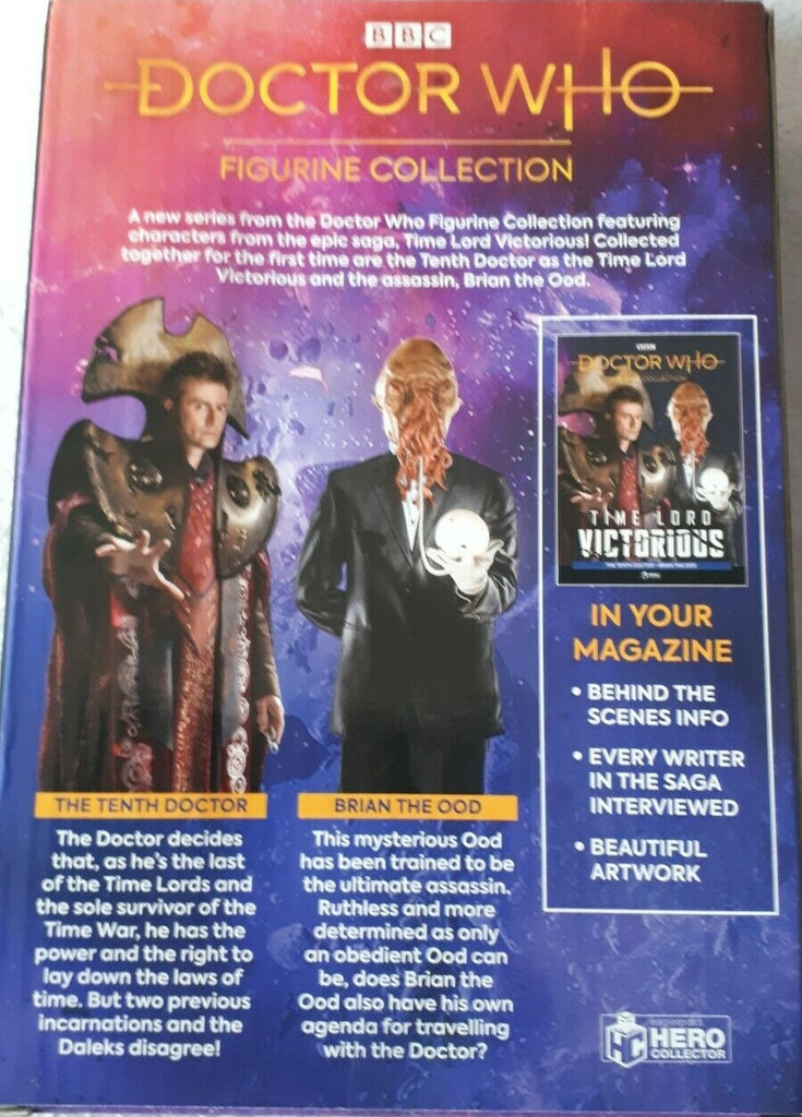 Time Lord Victorious: Alternate Tenth Doctor Who & Brian the Ood Figurine Collection Box Set 4 (DWTUK504)