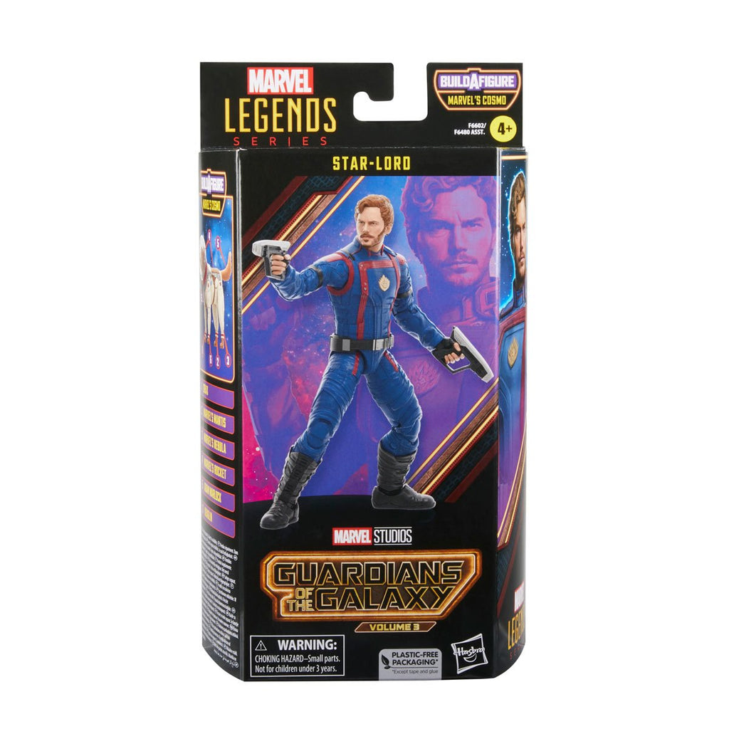 Marvel Legends - Guardians of the Galaxy 3 (Cosmo BAF) Star-Lord Action Figure (F6602)