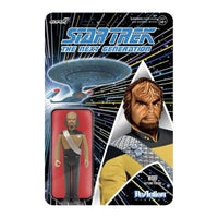 Super7 ReAction Figures - Star Trek: The Next Generation - Worf Action Figure (81127) LAST ONE!