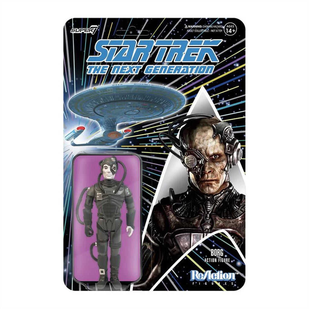Super7 ReAction Figures - Star Trek: The Next Generation TNG - Wave 1 - Borg Action Figure (81122)