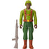 Super7 ReAction Figures - G.I. Joe Wave 1 - G.I. Joe Trooper Infantry Greenshirt, Brown Figure 81393 LAST ONE!