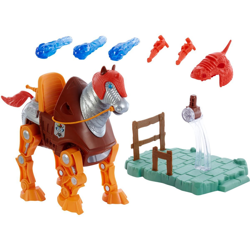 MOTU Masters of the Universe: Origins - Stridor - Heroic Armored War Horse Action Figure Mount HDT26 LOW STOCK