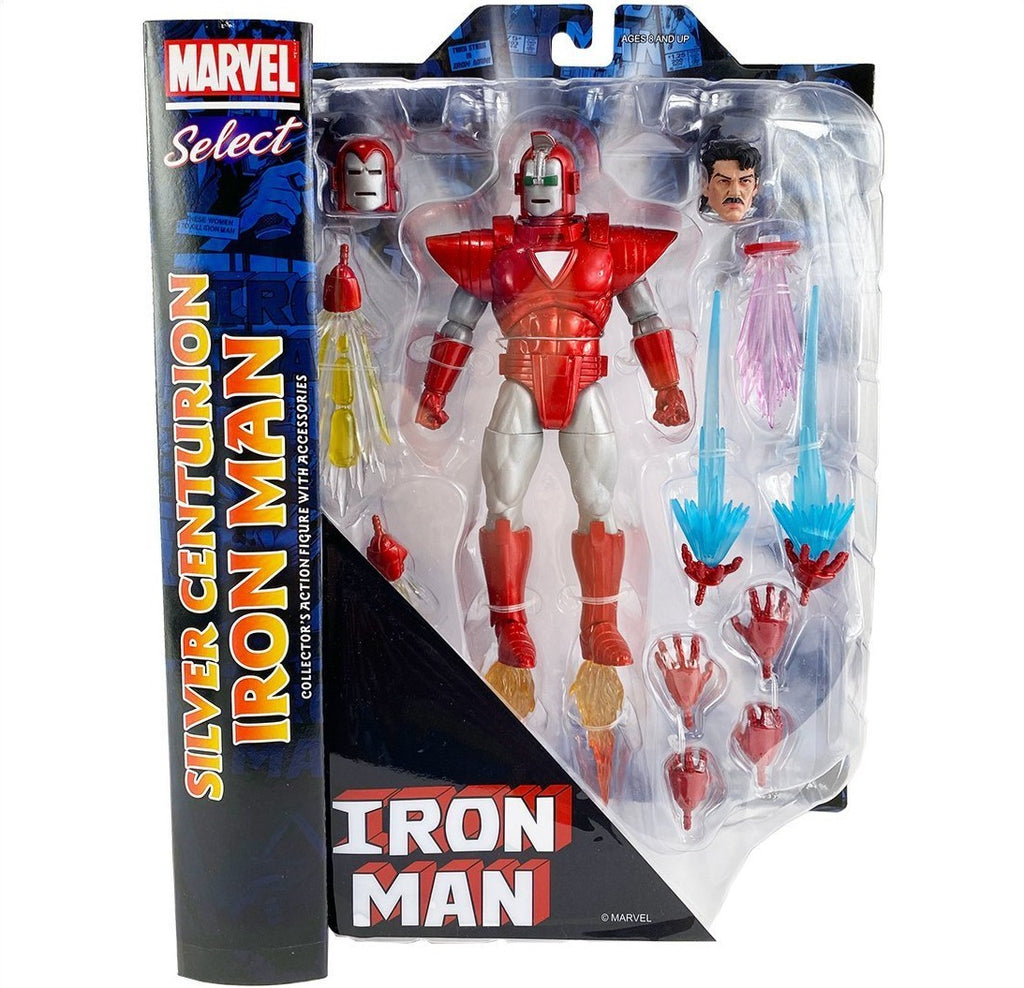 Diamond Select Toys - Marvel Select - Iron Man - Silver Centurion Iron Man Action Figure SOLD OUT