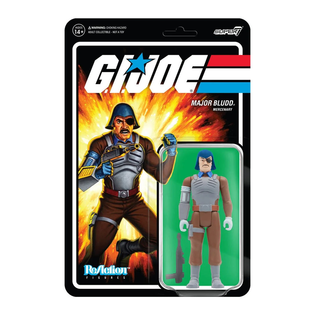 Super7 ReAction Figures - G.I. Joe - Major Bludd (Mercenary) Action Figure (81514) LOW STOCK
