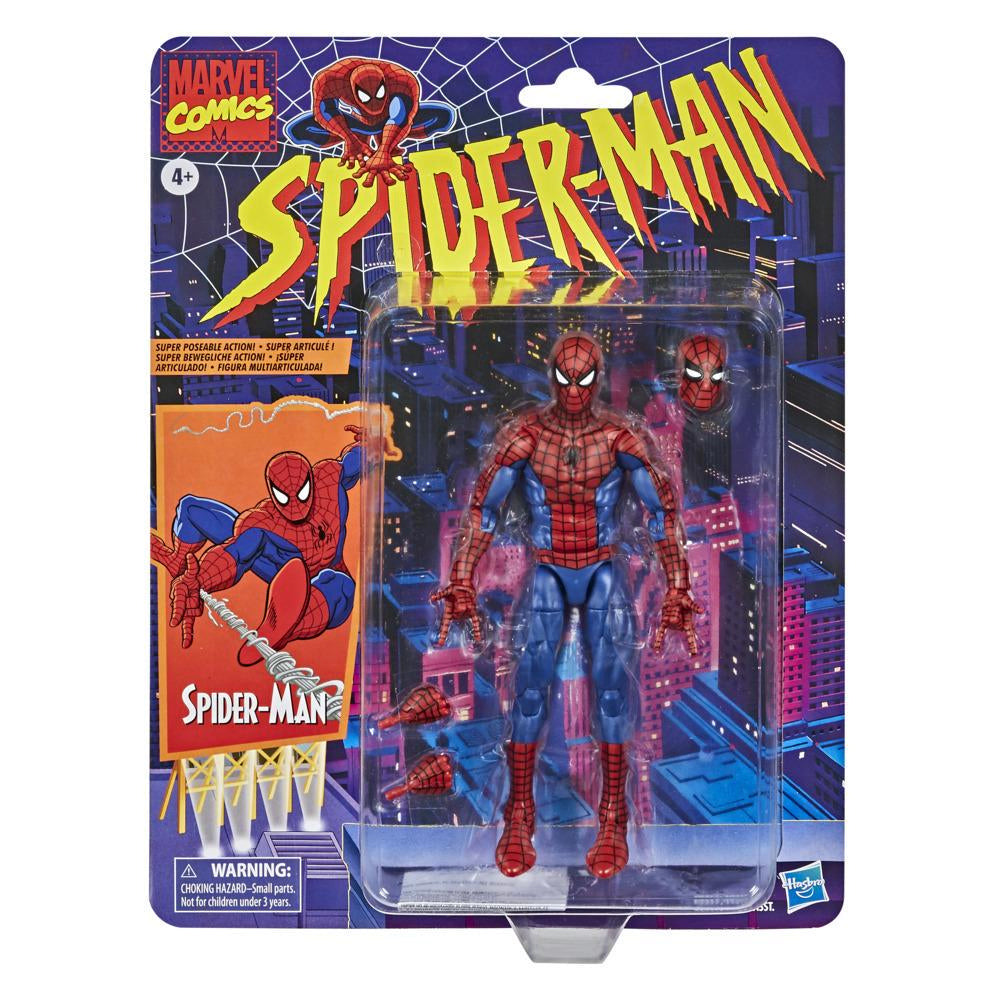 Marvel Legends - Retro Spider-Man Series - Spider-Man (E9317) Action Figure
