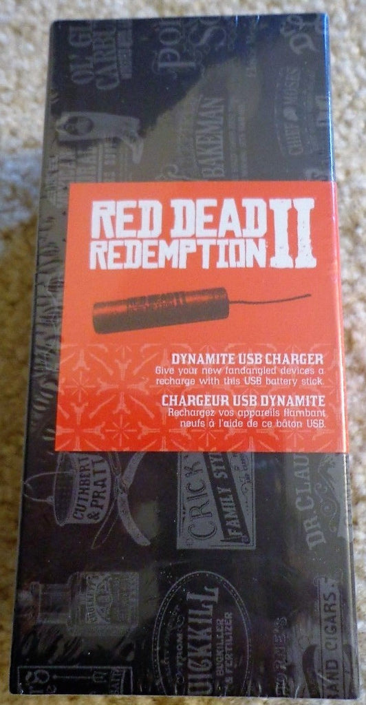 Rockstar Games - Red Dead Redemption 2 - Dynamite Stick Lithium Ion Micro USB Charger
