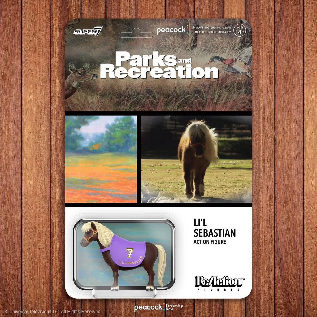 Super7 ReAction Figures - Parks and Recreation - Lil' Sebastian (#7) Action Figure (82379) LOW STOCK