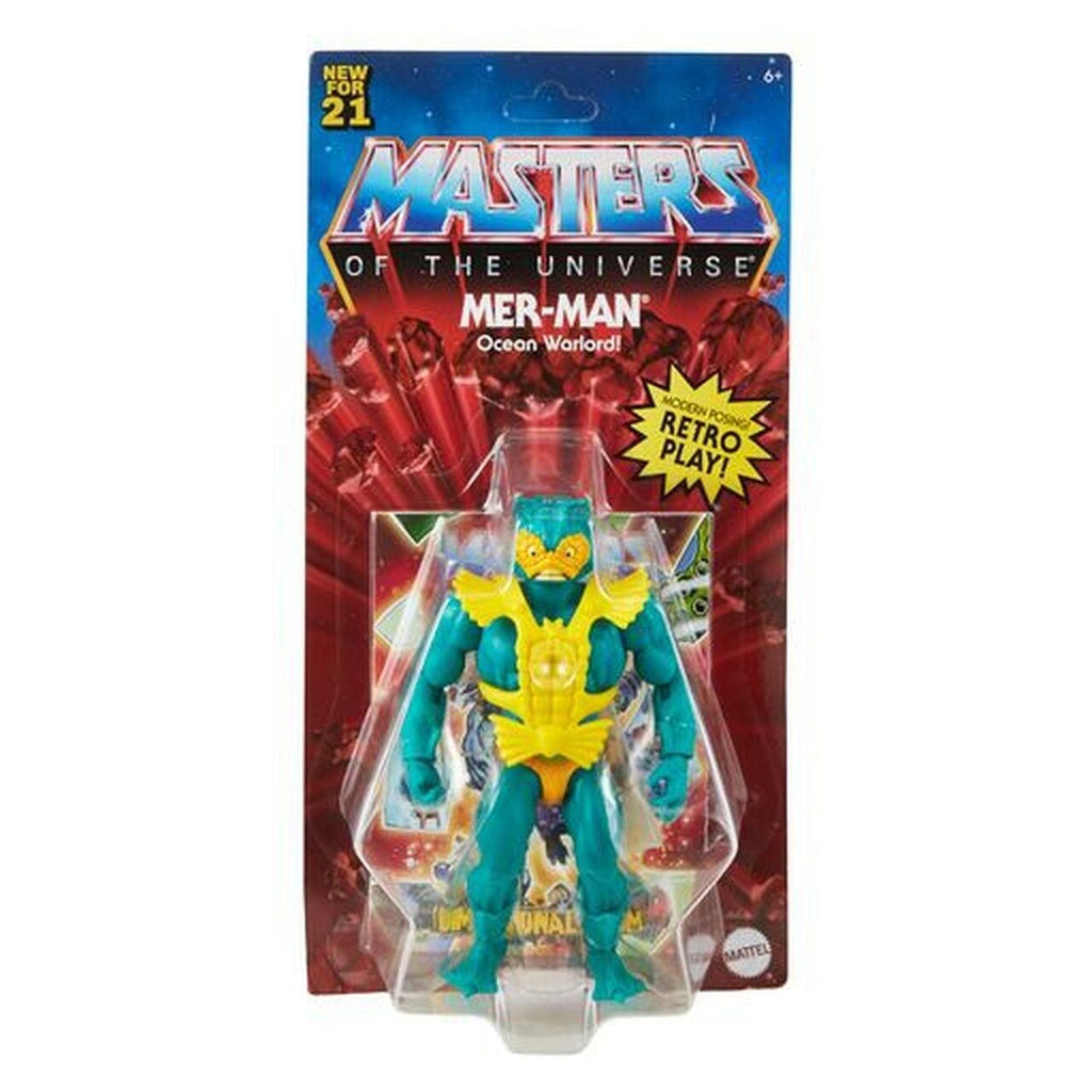 MOTU Masters of the Universe: Origins - Mer-Man - Ocean Warlord! Action Figure (GRX01)