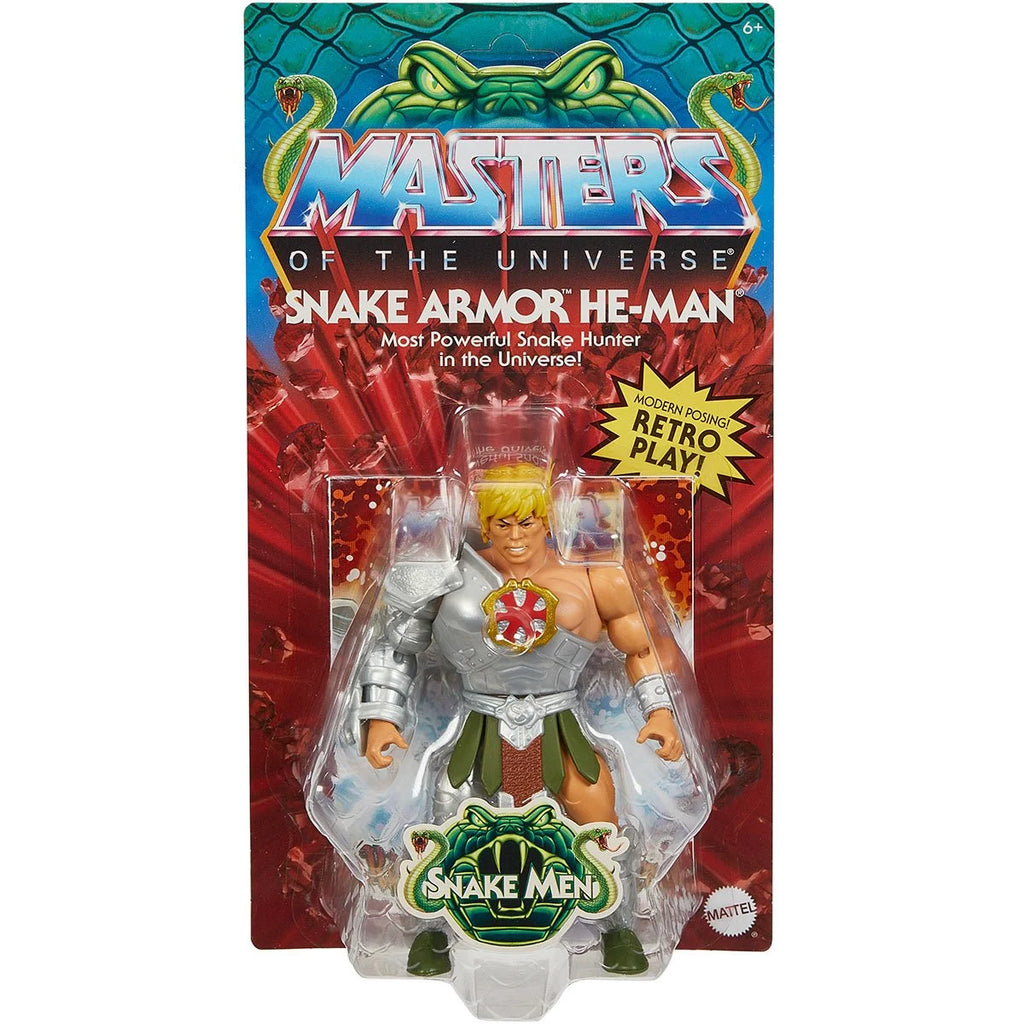 Masters of the Universe: Origins - Snake Armor He-Man Action Figure (HKM64) MOTU LOW STOCK