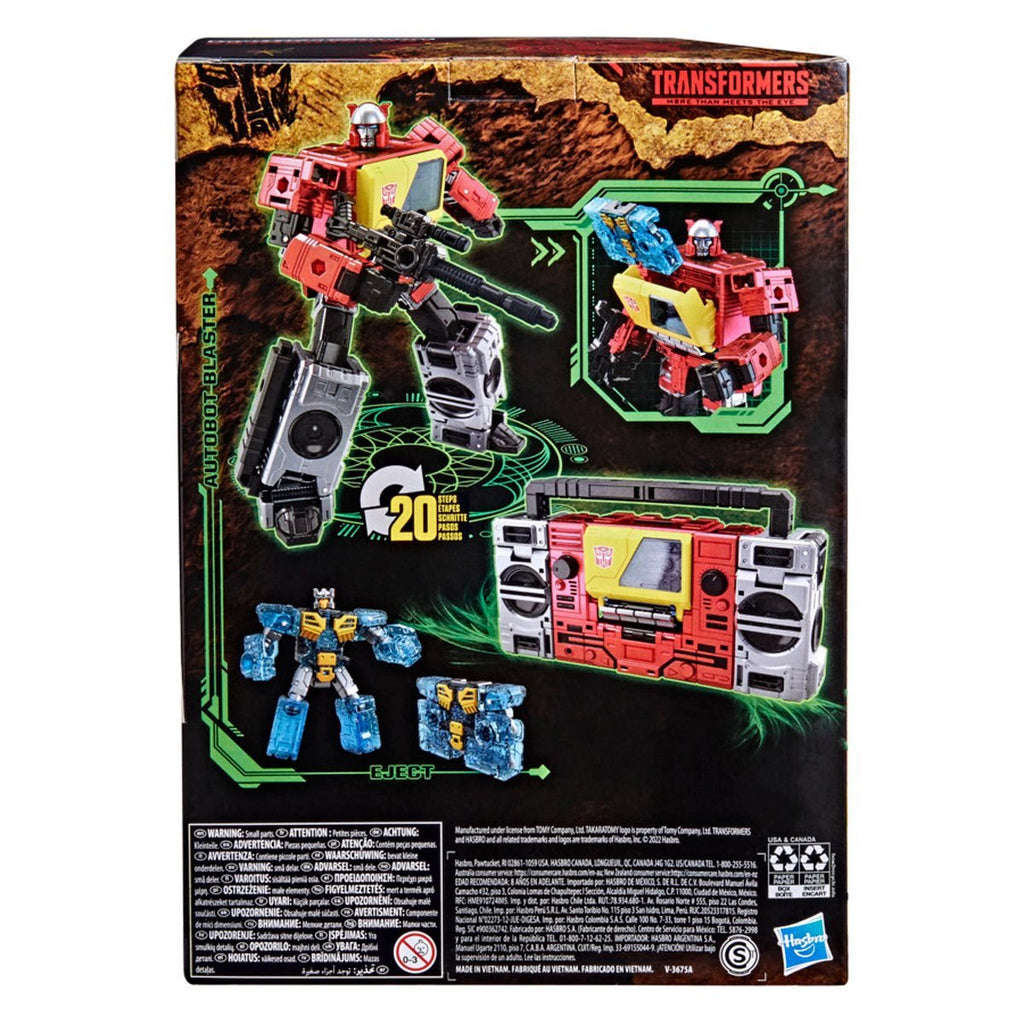 Transformers War for Cybertron: Kingdom WFC-K44 Voyager Class Autobot Blaster (F5680) Action Figure LOW STOCK