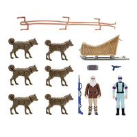 Super7 ReAction Figures - G.I. Joe - Arctic Rescue Vehicle with Snake Eyes Figure Set (81396) LAST ONE!