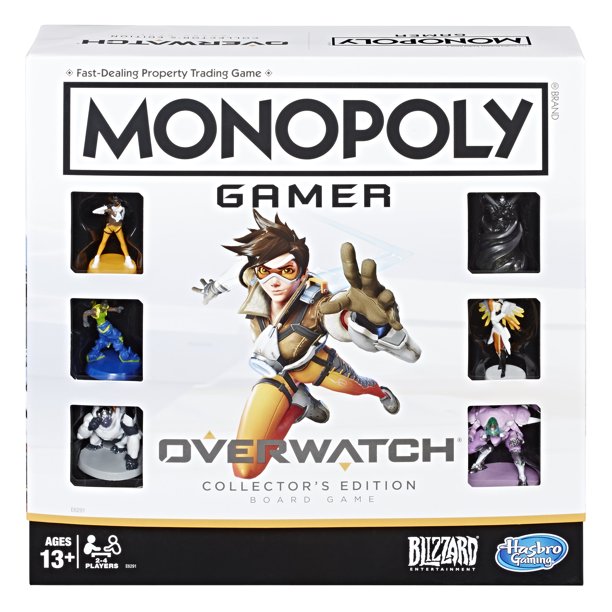 Monopoly Gamer - Overwatch Collector's Edition Board Game (E6291) LOW STOCK