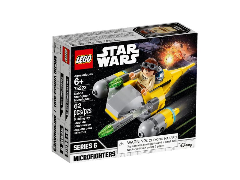 LEGO Star Wars - Microfighters - Naboo Starfighter Microfighter (75223) Retired Building Toy LAST ONE!