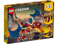 LEGO Creator 3-in-1 - Fire Dragon (31102) Retired Building Toy LAST ONE!