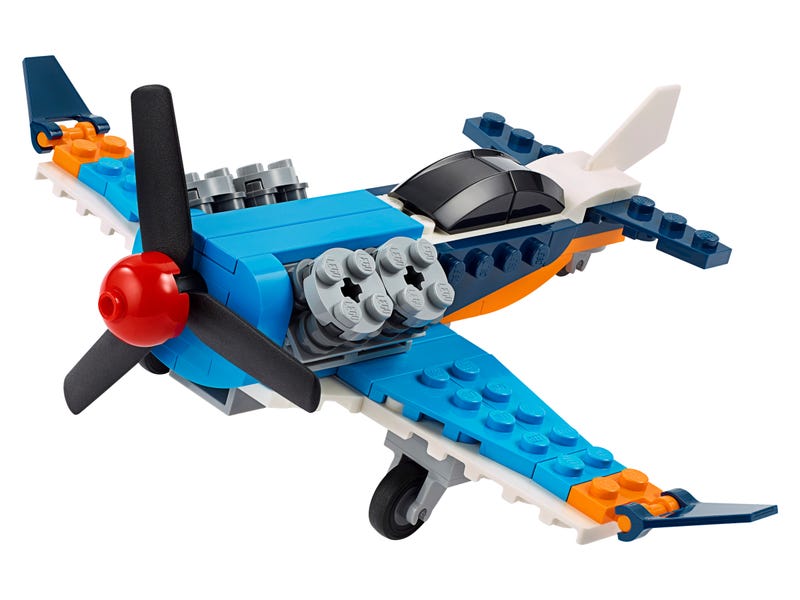 LEGO Creator 3-in-1 - Propeller Plane (31099) Building Toy LOW STOCK