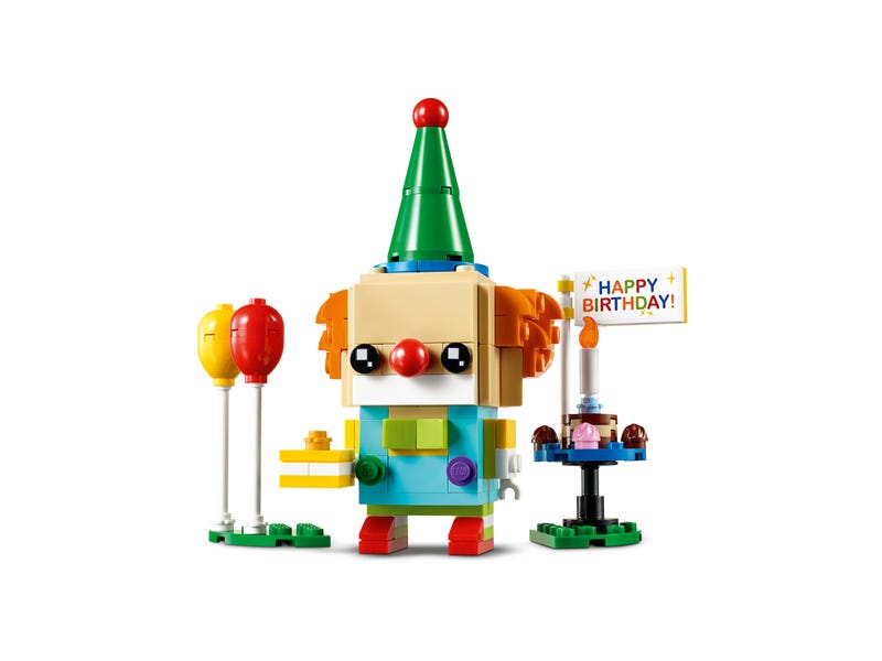 LEGO BrickHeadz - Birthday Clown (40348) Building Toy LOW STOCK