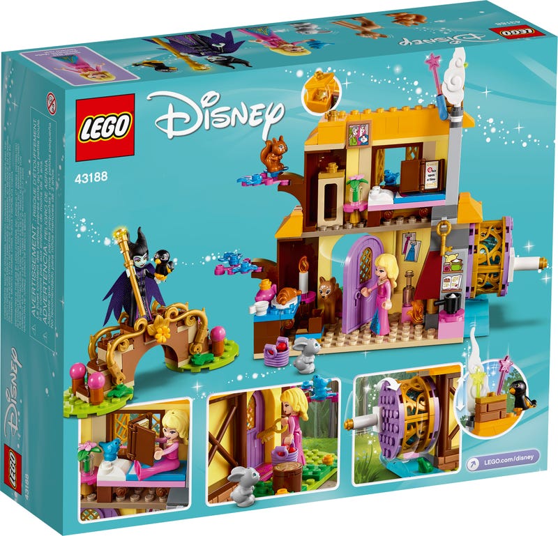 LEGO Disney Aurora's Forest Cottage (43188) Building Toy LOW