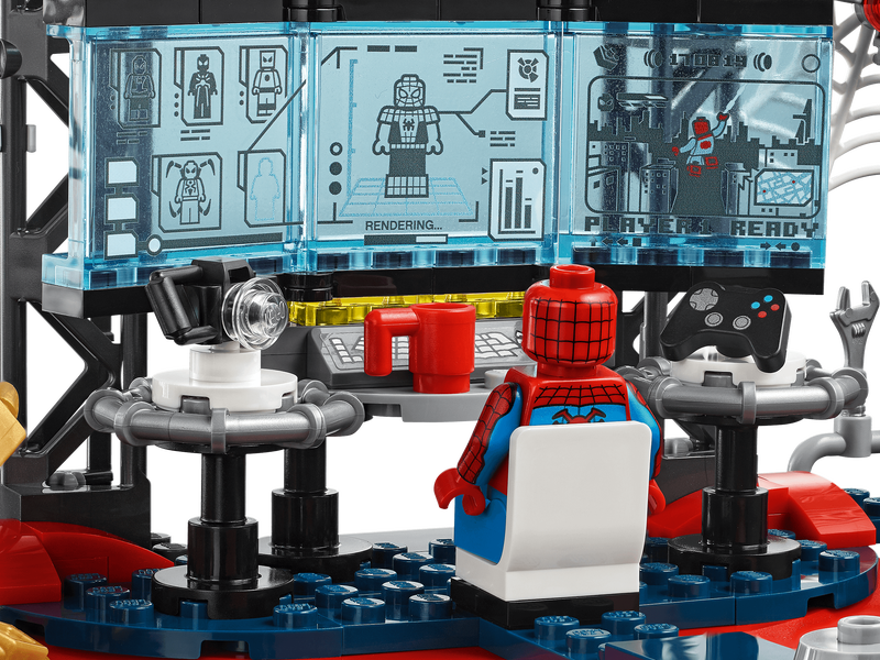 Spider man lair lego hotsell