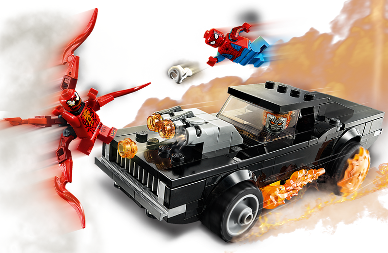 Lego Spider man And Ghost Rider Vs. Carnage 76173