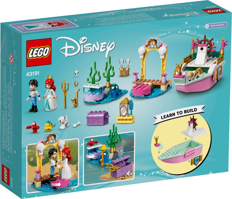 LEGO Disney: Princess - 4+ Ariel's Celebration Boat (43191) Building Toy LOW STOCK