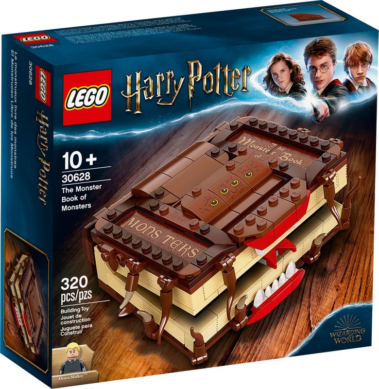 LEGO Harry Potter - The Monster Book of Monsters (30628) Retired Building Toy Exclusive LOW STOCK