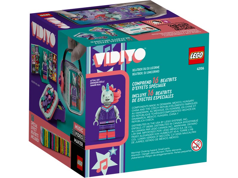 LEGO VIDIYO - Music Video Maker - Unicorn DJ BeatBox (43106) Building Toy