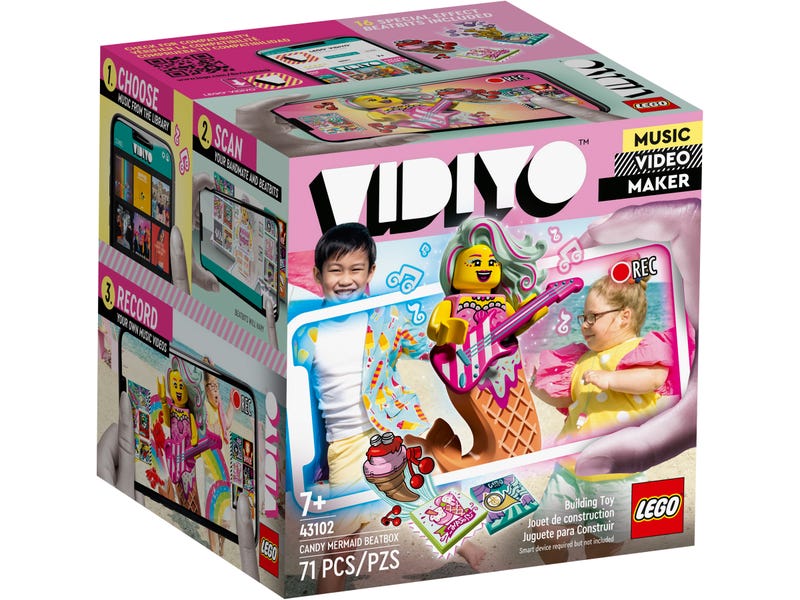 LEGO VIDIYO - Music Video Maker - Candy Mermaid BeatBox (43102) Building Toy