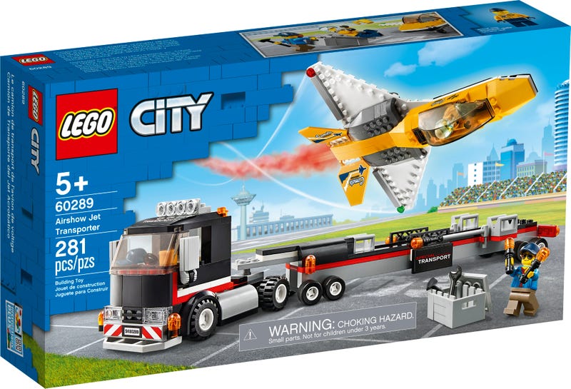 LEGO City - Airshow Jet Transporter (60289) Retired Building Toy LAST ONE!