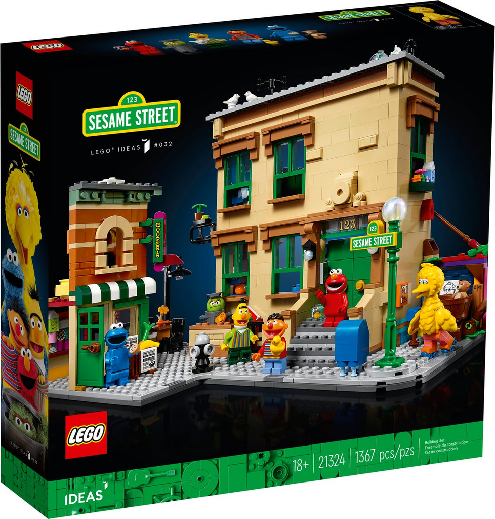 LEGO Ideas #032 - 123 Sesame Street (21324) Retired Building Toy LAST ONE!