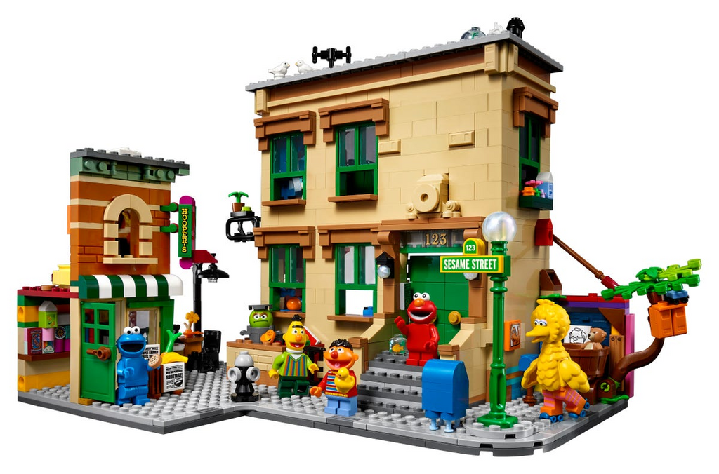 Mega bloks lets build top sesame street buildable playset