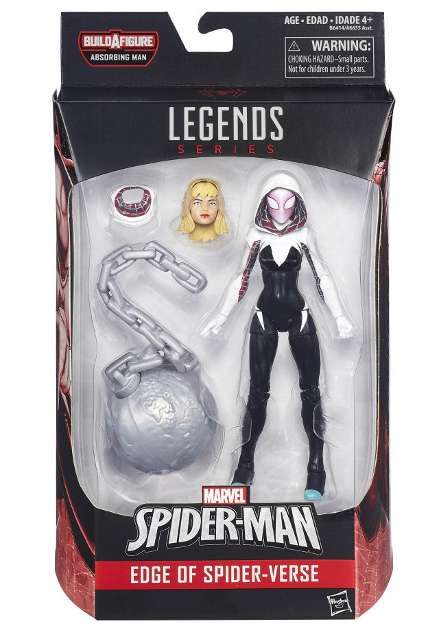 Marvel Legends - Spider-Man Absorbing Man BAF - Edge of Spider-Verse - Marvel's Spider-Gwen (B6414)