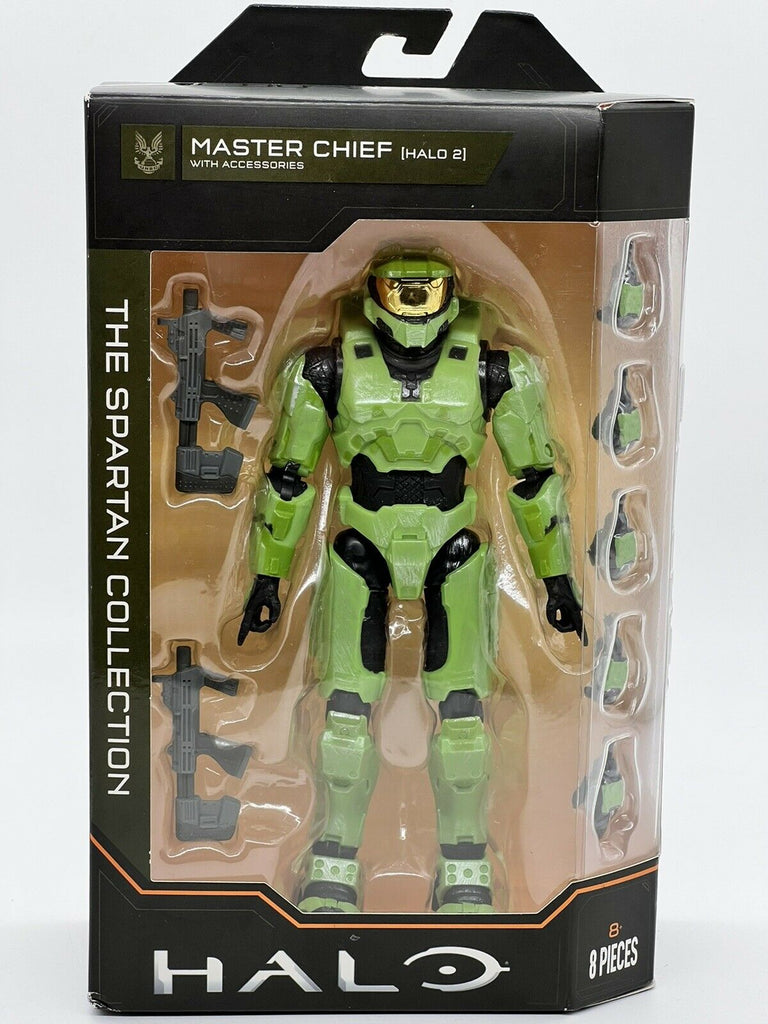 Halo The Spartan Collection (Series 4) Master Chief (HALO 2 With Accessories) Action Figure (HLW0107) LOW STOCK