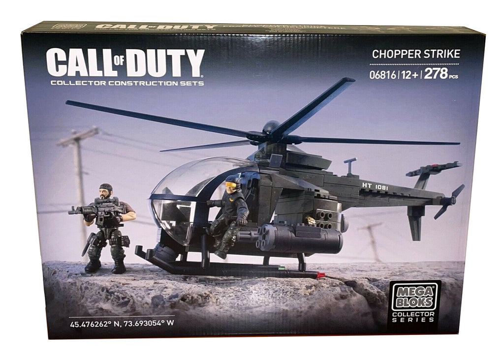 Mega Bloks Call of Duty Chopper Strike Collector Construction Sets (06816) Retired LAST ONE!